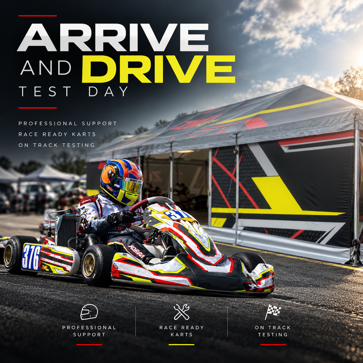 TEST DAY ARRIVE & DRIVE