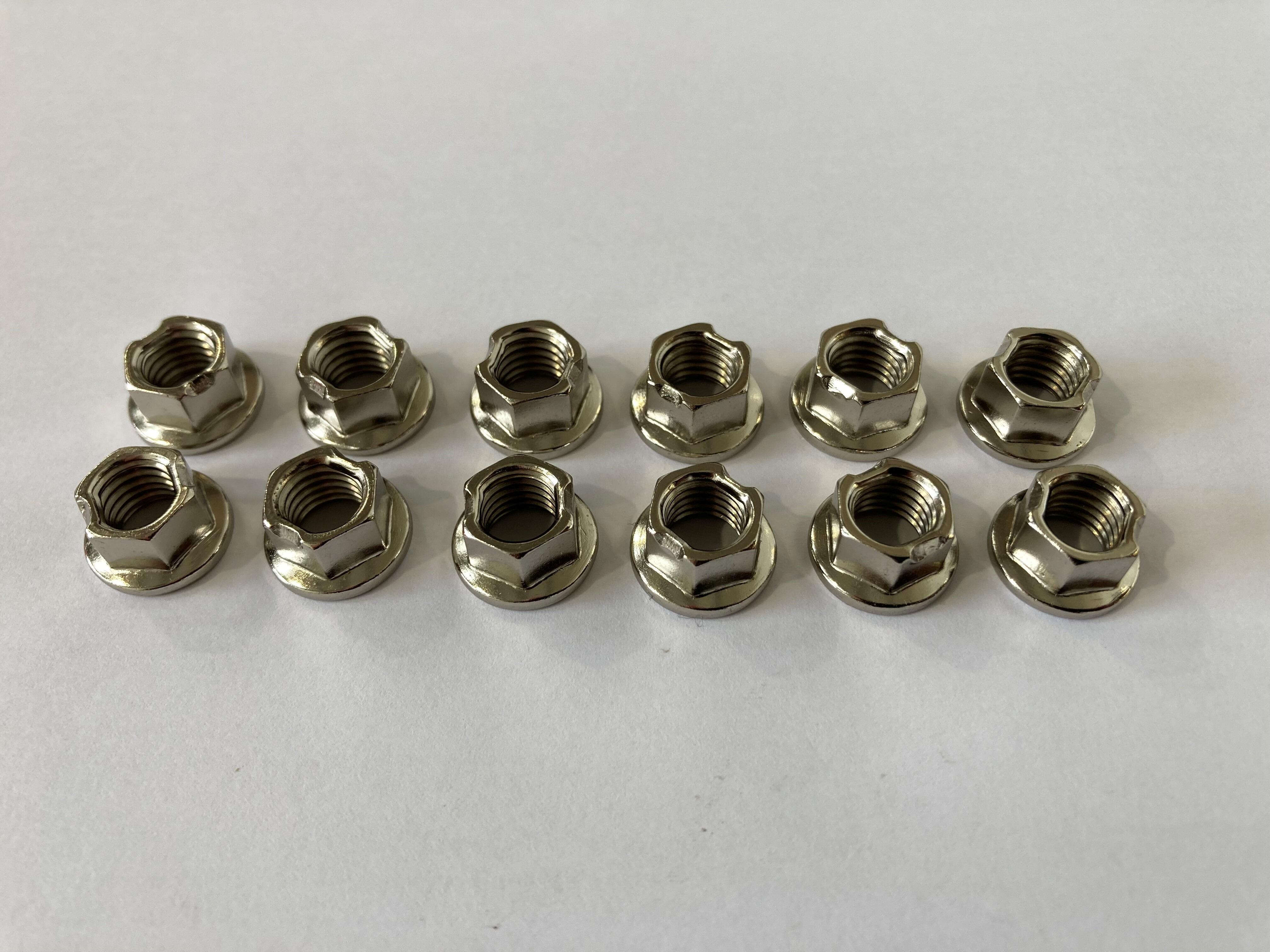 M8 K Nut Zinc Pack of 12 Zip Kart International