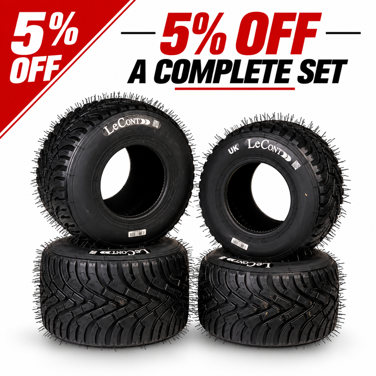 Le Cont Wet Slick Tyre Set