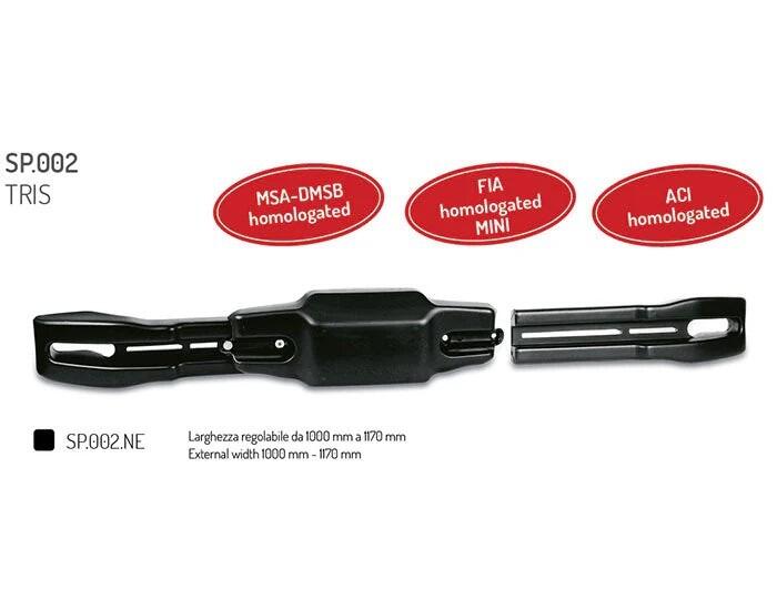 KG Cadet/Bambino Adjustable Plastic Rear Bumper SP.002 Zip Kart International