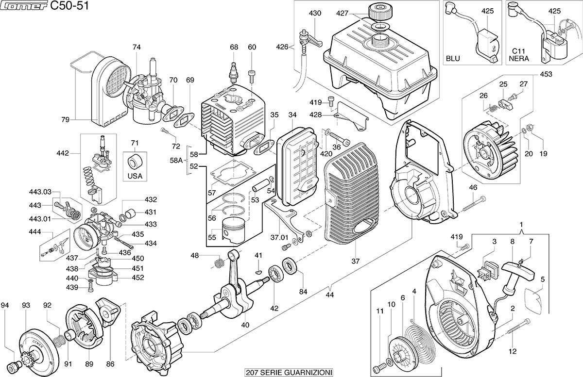 Comer C50G Engine New For 2022 Complete Zip Kart International