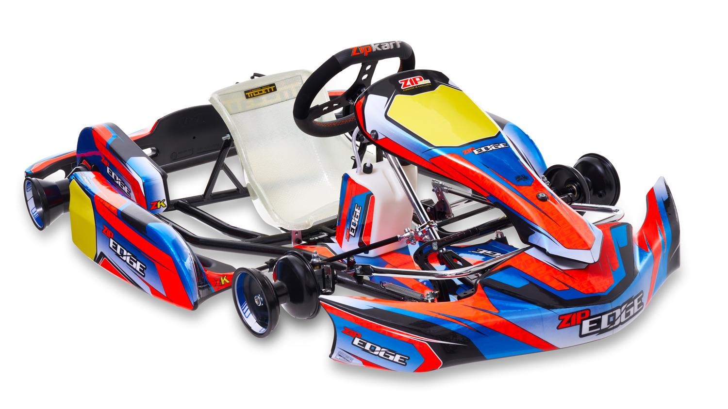 Zip Edge Cadet Kart Rolling Chassis Complete In 900 Or 950 Wheelbase From £2650, Please Call or Email to Order Zip Kart International