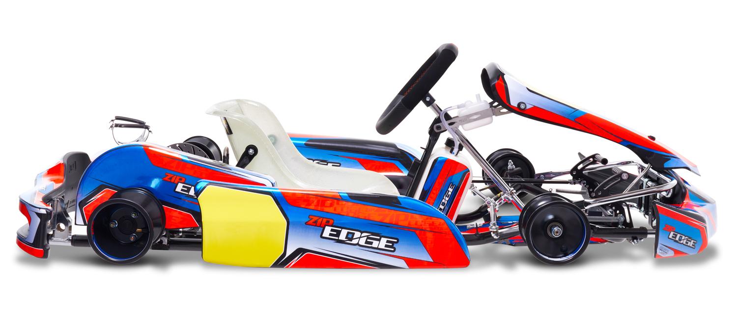 Zip Edge Cadet Kart Rolling Chassis Complete In 900 Or 950 Wheelbase From £2650, Please Call or Email to Order Zip Kart International