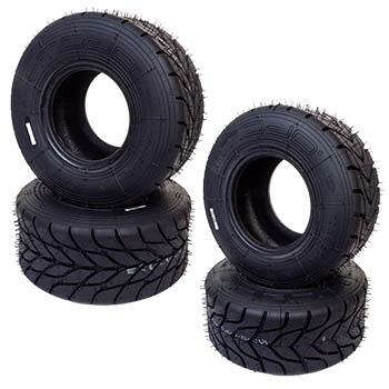 Mojo CW Wet Tyre Set For The Rotax Mini Max Class Zip Kart International