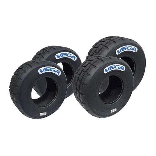 Vega WM1 New For 2024 MSUK Wet Tyre Set For The Cadet Class Zip Kart International