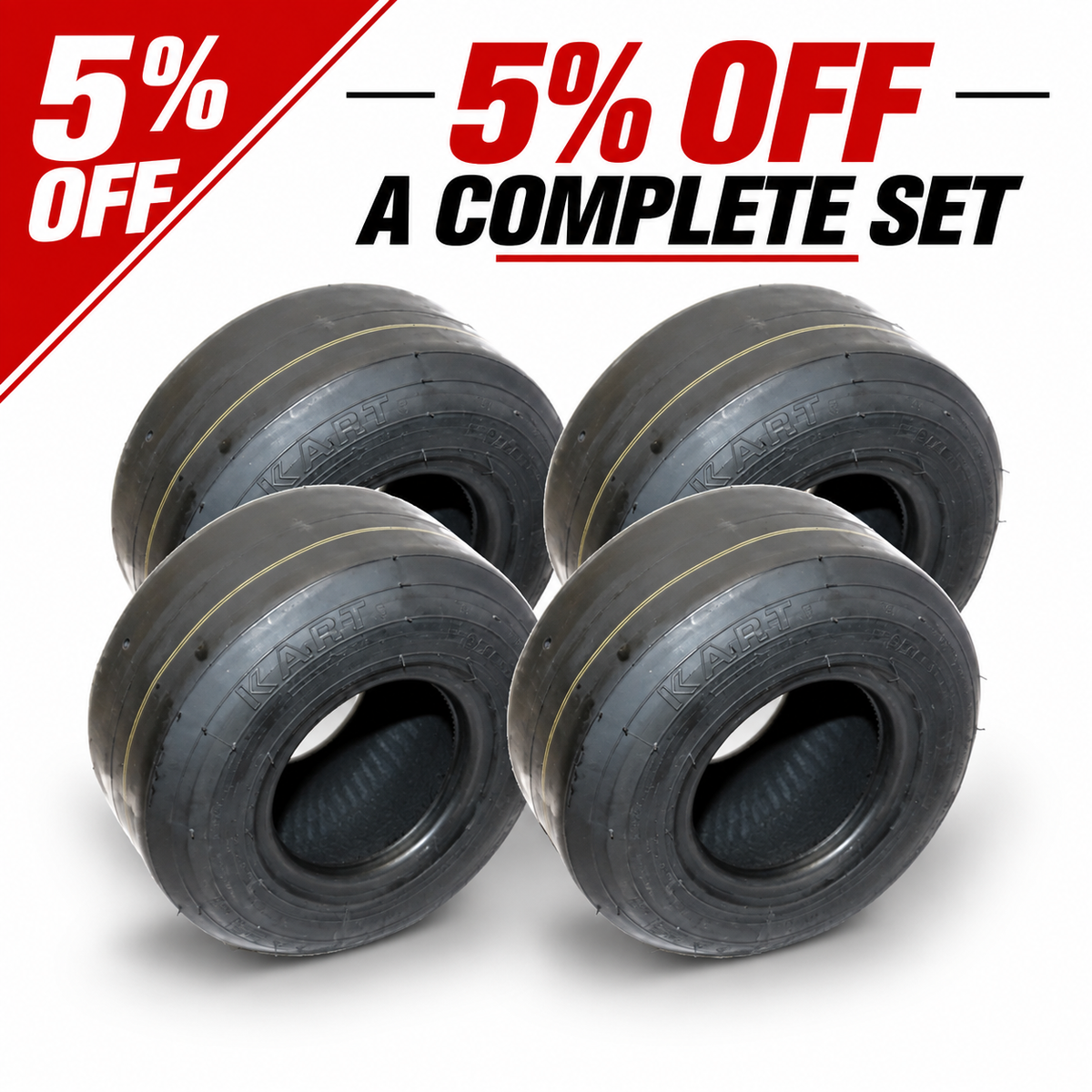 Vega Cadet Slick Tyre Set