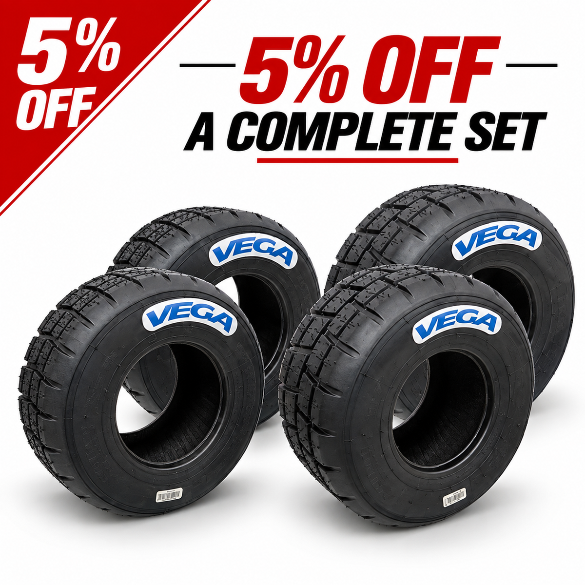 Vega Cadet Wet Tyre Set